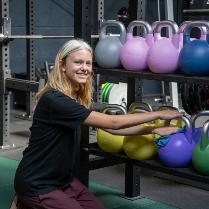 Crossfit-udstyret vaskes.