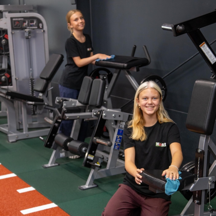 Stativerne skal vaskes.